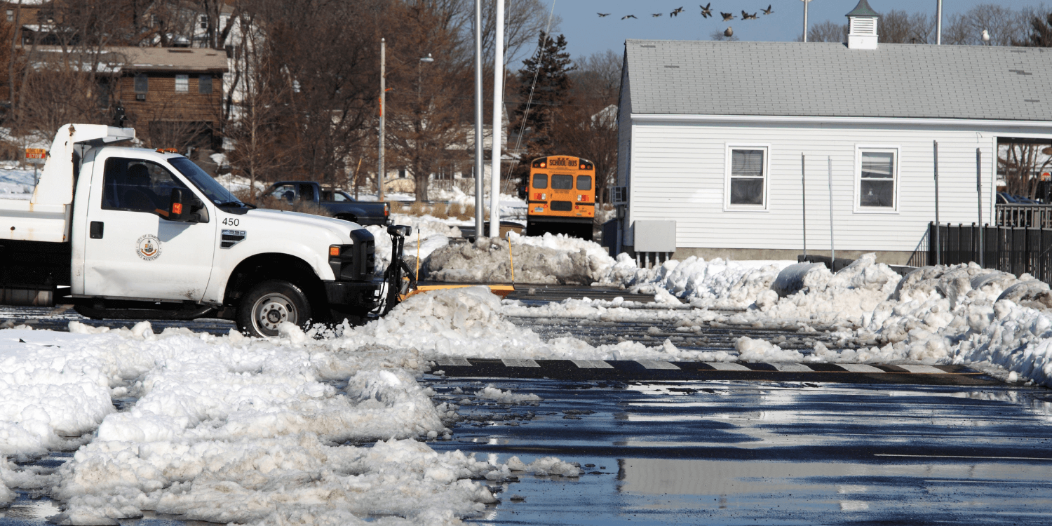 Snow plow service and snow removal
